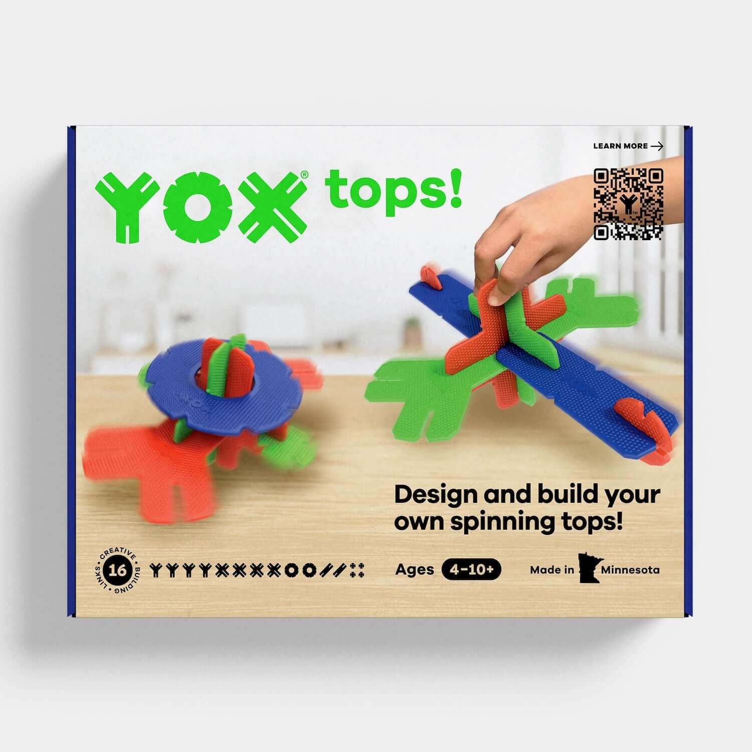 YOX Tops, Creative Building & Construction STEM Toy Set for Kids